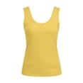 thumbnail image 4 of Kingdiese Womens Lace Tank Top Summer Round Neck Casual Sleeveless Shirt Blouse For Daily Wear Creme Tops for Women, Size S, 4 of 4