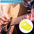thumbnail image 6 of Uxcell Rubber Finger Tips Silicone Thumb Fingertip Protector Thimble for Guitar Playing Yellow 5 Size Assorted 20 Pack, 6 of 6