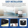 thumbnail image 6 of CFS  Pack of 2, Universal Cut to Fit Carbon Pre-Filter Pad Roll for Air Purifiers, Range Hood, Furnace Filters, & Air Conditioner Filters  Fresh Air for Indoor  Charcoal Air Filter Sheet  12"x48", 6 of 7
