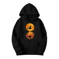 thumbnail image 3 of Heisall Womens Hoodies 2025 Autumn Winter Long Sleeve Hooded Pocket Halloween Print Casual Loose Sweatshirts Fashion Hooded Pullovers, 3 of 4