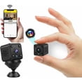 thumbnail image 1 of Mini cámara 4K, cámara de seguridad para interiores MINI HD 1080P, WiFi, mini cámara en vivo, aplicación móvil, cámara para interiores con batería, sensor de movimiento pequeño compacto, visión, 1 of 5