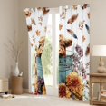 thumbnail image 3 of Homewish Kid Highland Cattle Curtains Pack of 2 (42x84 Each), Rustic Farmhouse Curtains Blackout, Retro Flower Floral Bedroom Curtains, Blackout Curtains Bedroom Decor, 3 of 5
