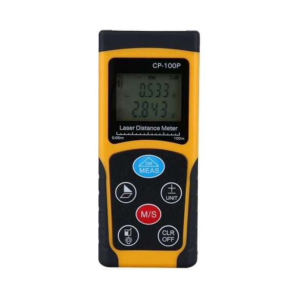 Ccdes Digital Laser Distance Meter,High Accuracy Handheld Digital IR Laser Distance Meter Compact Measure Range Finder,Laser Distance Meter