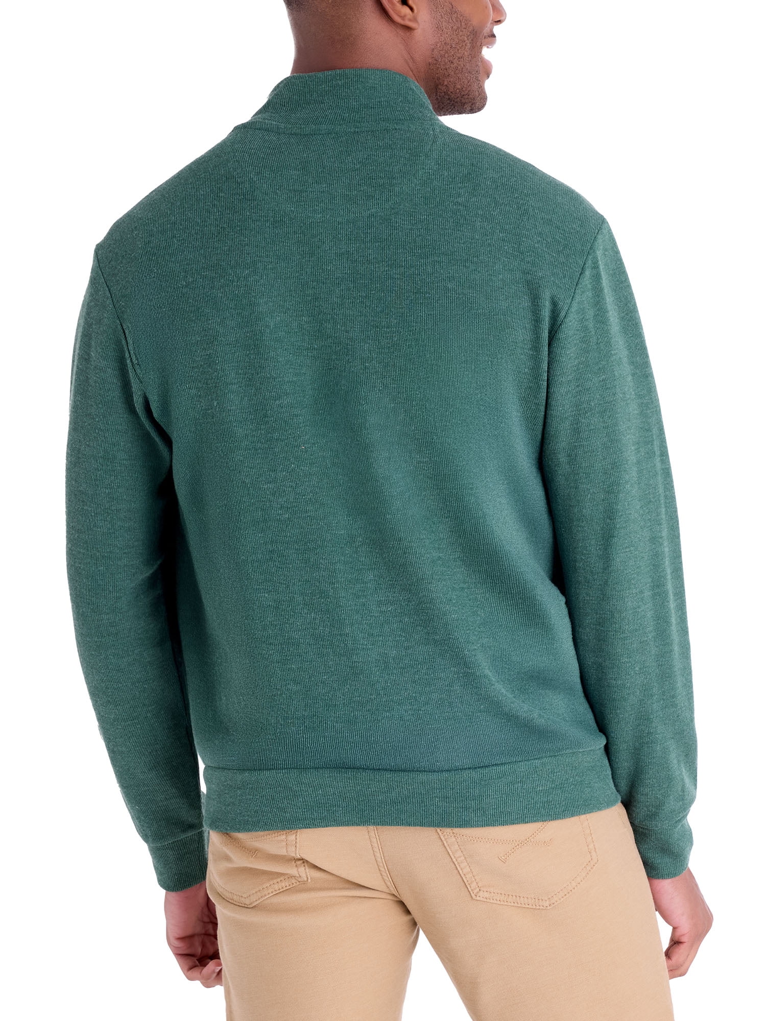 U.S. Polo Assn. Men's Quarter Zip Flatback