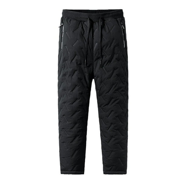 Pantalones de piel de cordero de invierno para hombre, pantalones deportivos casuales cálidos con forro polar, pantalones holgados, rectos, de algodón de gran tamaño que combinan con todo