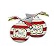 thumbnail image 3 of Hand Painted "Naughty & Nice " Hanging Christmas Tree Ornament, 3 of 3