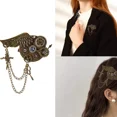 thumbnail image 1 of Broche Épingle à Cheveux Aile Clip Décoratif Bijoux Steampunk Badges Épingle, 1 of 3