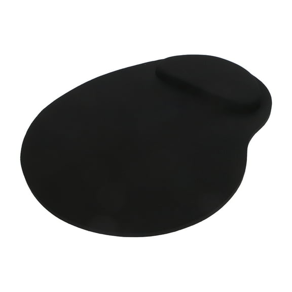 Homoyoyo Black Ergonomic Mouse Pad with Soft Wrist Rest for Comfortable Gaming and Office Use