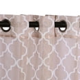 thumbnail image 2 of Trellis 2 Panels Sheer Curtains (52X84), Champagne, 2 of 4