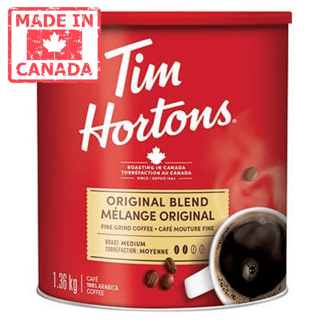 Tim Hortons Original Blend Fine Grind Coffee Large, 1.36 kg/48oz