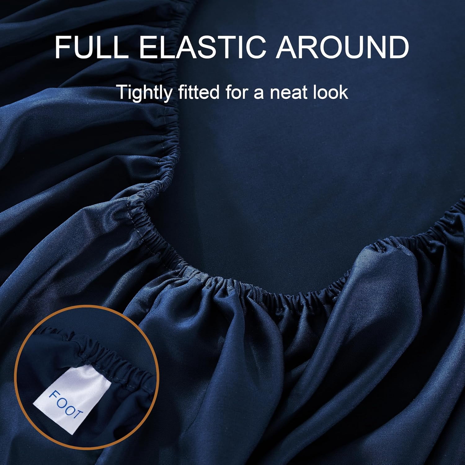 100% Bamboo Viscose Queen Sheet Set, 400 Thread Count, Cooling Sheets for Hot Sleepers, 16" Deep Pocket, Ultra Soft Breathable & Hotel Luxury Silky Bed Sheets, 4 Pieces, Queen, Dark Grey
