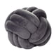 thumbnail image 3 of almohada de bola de nudo,almohada de bola de nudo suave almohada de tiro redonda de terciopelo,Cojín Decoración del hogar Almohada de felpa decorativa,Cojín anudado para cama Tejido a Gris, 3 of 9