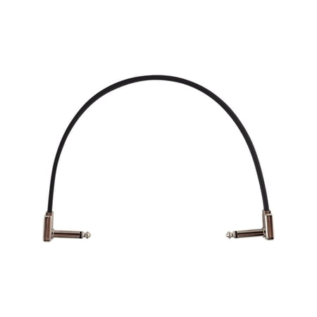 Ernie Ball P06227 Single Flat Ribbon Angle to Angle Patch Cable - Black - 1 ft. price history on PriceWatchPro