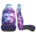 thumbnail image 3 of Sikiie Cool Lion Head Car Seat Protector 2 Pack Car Seat Cushion Mat, Car Seat Covers for SUV, Truck, Van, 3 of 7