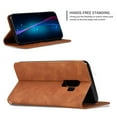 thumbnail image 4 of Samsung Galaxy S9 Plus Case, Dteck Smooth PU Leather Flip Folio Wallet Card Slots Case Cover Stand Feature & Magnetic Closure For Samsung Galaxy S9+ , Brown, 4 of 7