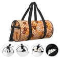 thumbnail image 5 of Bingfone Hippie Ditsy Floral Print Gym Duffle Backpack for Men Women,Travel Weekender Carry-On Bags with Detachable Back Pack Straps for Traveling Overnight Climb Sports, 5 of 8