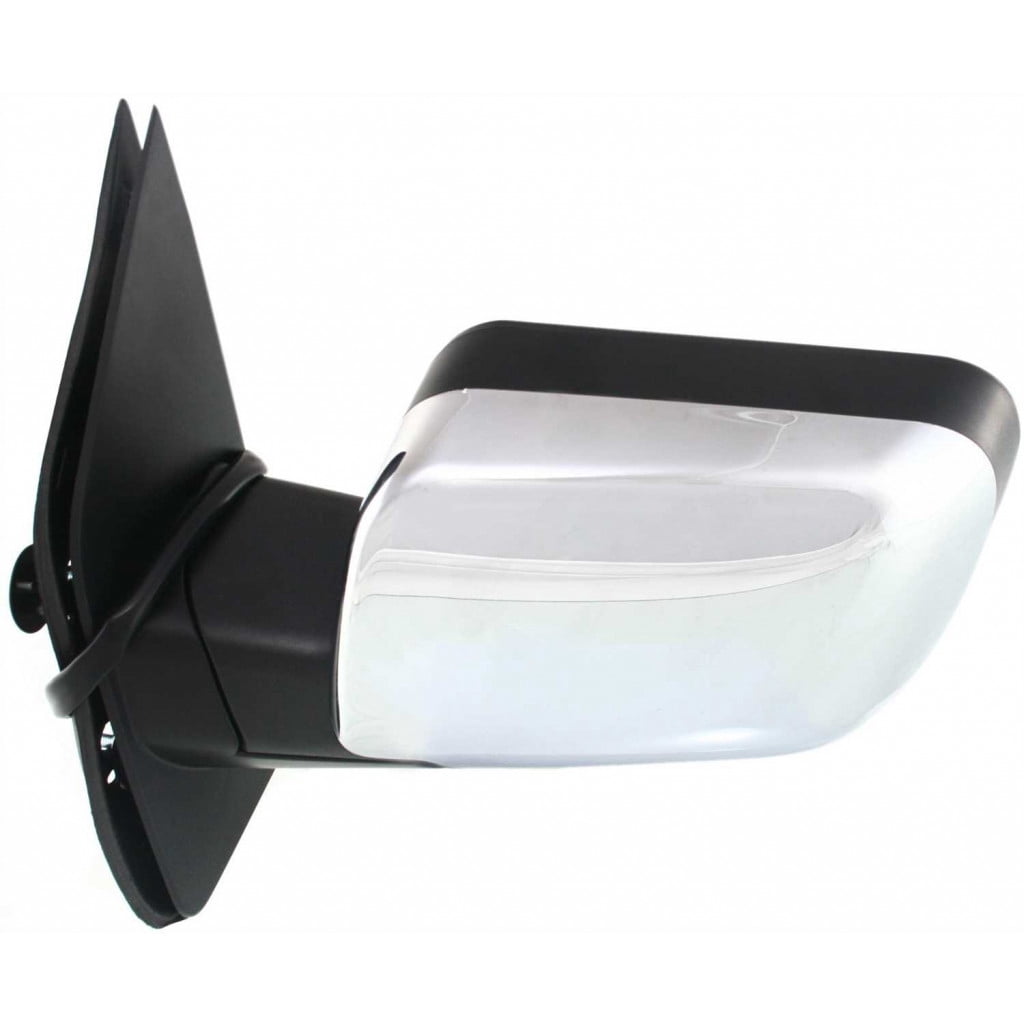 Mirror Compatible With 2004-2010 Nissan Titan 2004-2005 Infiniti QX56 Left Driver Side Heated Chrome Kool-Vue