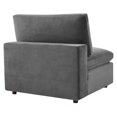 thumbnail image 4 of Modway Commix 5-Piece Down Filled Overstuffed Performance Velvet Sectional Sofa in Gray, 4 of 10