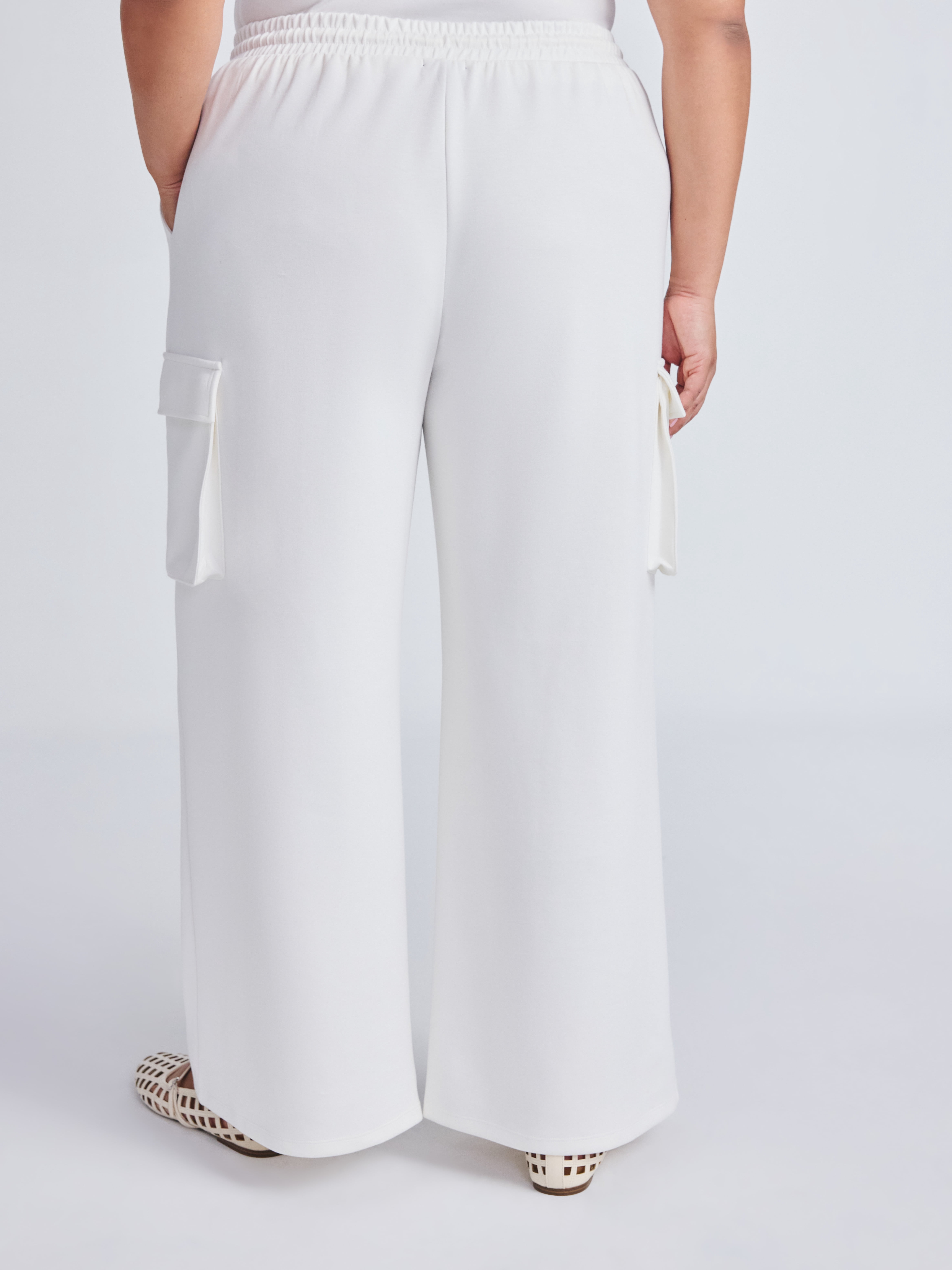 Scoop Women's and Women's Plus New Scubaknit Cargo Pants, Sizes XS-4X