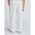 thumbnail image 6 of Scoop Women's and Women's Plus New Scubaknit Cargo Pants, Sizes XS-4X, 6 of 10