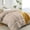 Beige-Twin, variant on Down Alternative Queen Comforter Duvet Insert All Season With Corner Tabs White Size 90x90inches