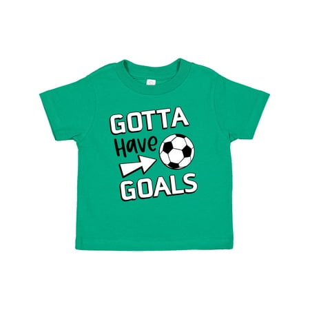 

Inktastic Gotta Have Goals- Soccer Gift Toddler Boy or Toddler Girl T-Shirt