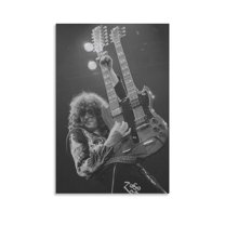Jimmys Page Posters 0 Room Aesthetic Poster Print Art Wall Painting Canvas Posters Gifts Modern Bedroom Decor 08x12inch(20x30cm)