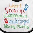 thumbnail image 4 of Inktastic Vascular Surgeon Like Mommy Boys or Girls Baby Bib, 4 of 4