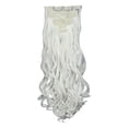 thumbnail image 2 of 22 Inch Clip In Extensions Real Human Hair,Seamless Clip In Hair Extensions Human Hair,White, 2 of 4