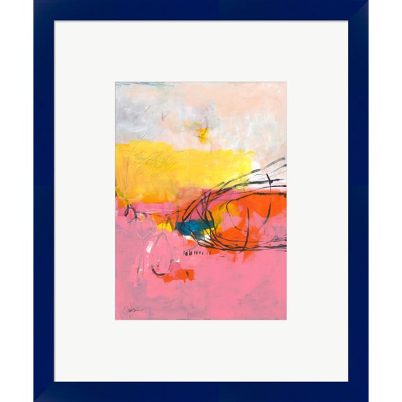 Great Art Now All Was Said and Done No. 2 by Jan Weiss, Framed Wall Art, 16.5W x 19.75H