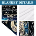 thumbnail image 3 of Daughter Gifts to My Daughter Blanket from Mom Ultra Soft Flannel Throw Blankets for Couch Bedroom Sofa Warm Birthday Gifts 50"x60" in, 3 of 6