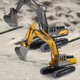 thumbnail image 3 of Excavator Toy 360-de Rotat Flexible Digging Arm 1:36 Scale Ornt Engineering Vehicle Toy, 3 of 4