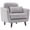 Light Gray, variant on Allora Arm Chair in Light Gray