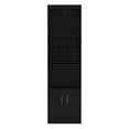 thumbnail image 2 of Dining Room Sideboards, Kevil 71-Inch Tall Bar Cabinet 5-Tier Modern Bar Cabinet with Glass Holder Stemware Rack, Wine Cabinet, Liquor Cabinet, 12 Bottle Cubbies, 5 Shelves, and Pull Out Tray, 2 of 8