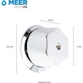 thumbnail image 3 of Juego de Manerales para Regadera de Zinc CNX MAN-001, 3 of 4