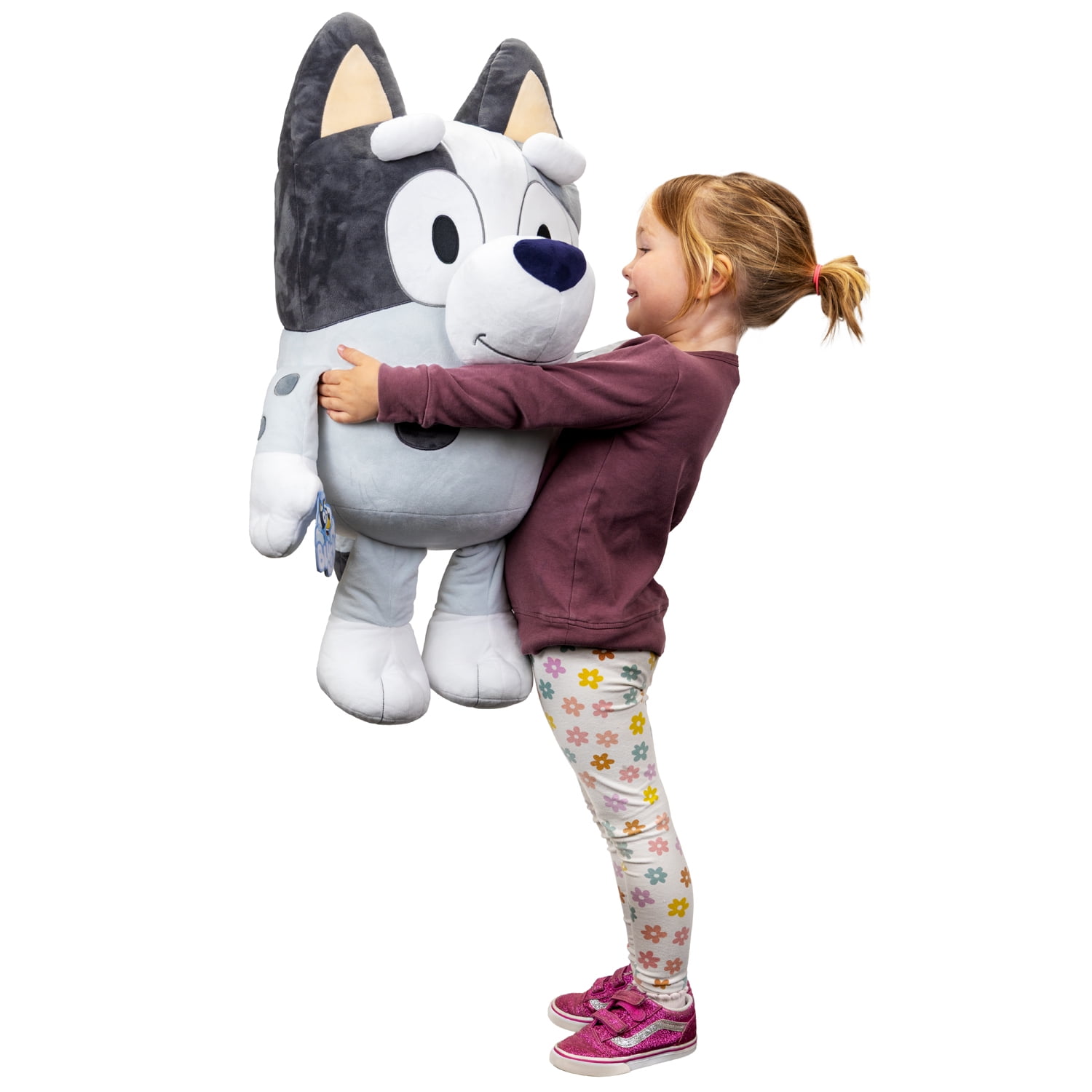 Bluey My Size Muffin 30" Tall Super Soft Plush Toy for Ages 3+