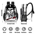 thumbnail image 7 of WWE Clear Backpack Heavy Duty See Through Bookbag Transparent Bag for Colleges School Work Sport Travel, 7 of 7
