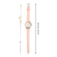 thumbnail image 2 of 1 Set Mujer pulsera y reloj conjunto de cuero Cuarzo Reloj de pulsera Regalo de Navidad, 2 of 5