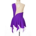 thumbnail image 4 of TSSOE Kids Girls Sleeveless Figure Ice Skating Dress Rhinestone Gymnastic Dance Leotard Competition Costume Purple 14, 4 of 7