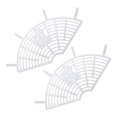 thumbnail image 1 of Almencla Bike Rear Wheel Net Baffle Foot Guard Barrier Child Rear Seat Protection Net White, 1 of 8