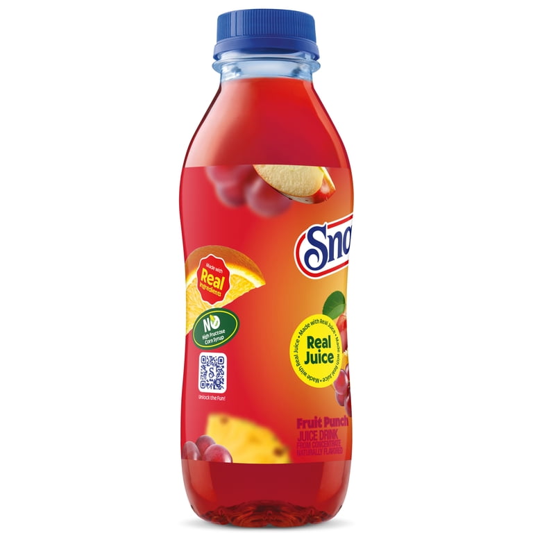 Snapple Fruit Punch Apple Flavored Juice Drink, 16 fl oz