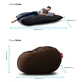 thumbnail image 2 of Sillón puff con cama matrimonial gamuza color chocolate Puff MX Gamuza Chocolate Matrimonial, 2 of 2