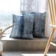 thumbnail image 3 of Blue And Gray Abstract Artwork Pillow Cover,gallery Modern Decorative, 3 of 3