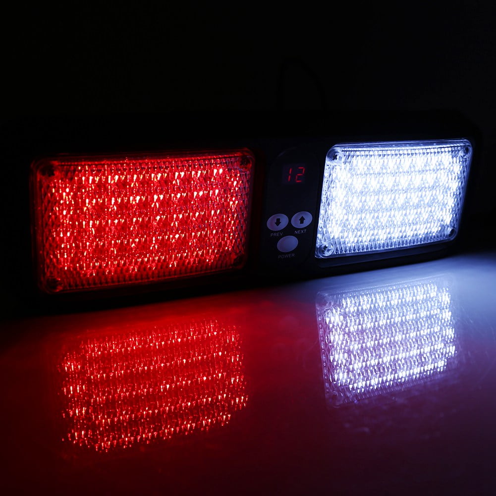 OTVIAP 86LED Emergency Beacon Vehicle Car Truck Sun Visor Strobe Flash