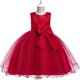 thumbnail image 2 of Vestido de niña Vestido de niña de flores Falda de niña de flores Vestido de malla abullonada Vestido de encaje con lazo Vestidos de bebé, 2 of 6
