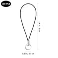 thumbnail image 6 of Raindrops UKCOCO 100Pcs Cell Phone Lanyard Phone Hanging Split Ring Strap Keychain Holder for DIY Charms, 6 of 8