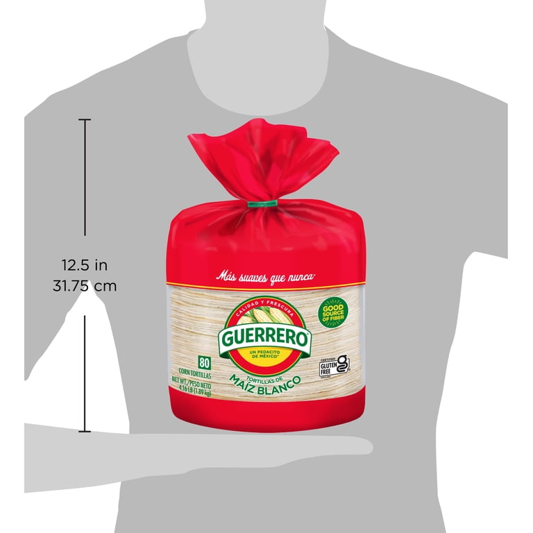 Guerrero Gluten-Free White Corn Tortillas, 80 Count