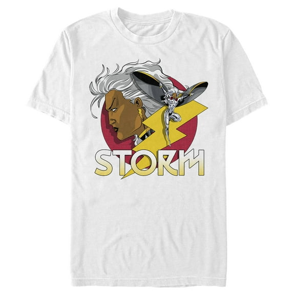 Men's Marvel X-Men Storm Rock and Roll Graphic Tee White Medium