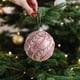 thumbnail image 4 of Ireezec Pink Glitter Foam Christmas Ball Ornament Hanging Decoration for Holiday Tree Party Festive Decorations Indoor Outdoor Xmas Decor, 4 of 6