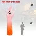 thumbnail image 3 of Costway 12 Ft Halloween Inflatable Ghost Yard Decoration w/ Built-in LED Lights, 3 of 9